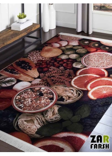فرش طرح میوه سه بعدی کاشان