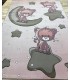 فرش طرح ماه و ستاره کودکانه