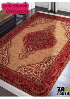 فرش سنتی طرح قشقایی لاکی سه بعدی