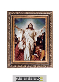 تابلو فرش طرح عیسی مسیح (ع)